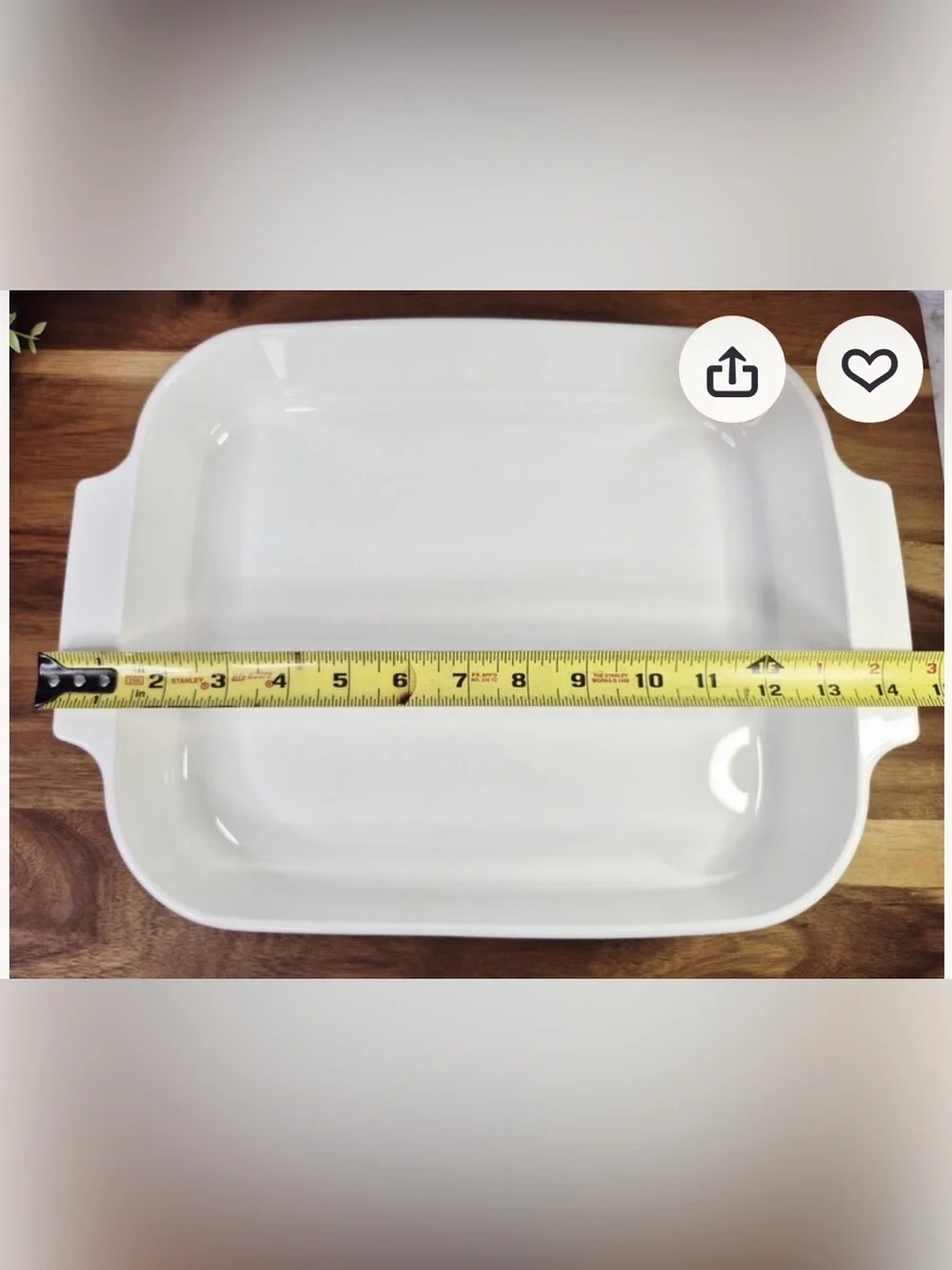 Corningware vintage shadow iris lasagna Baking roast Dish with Handles rare